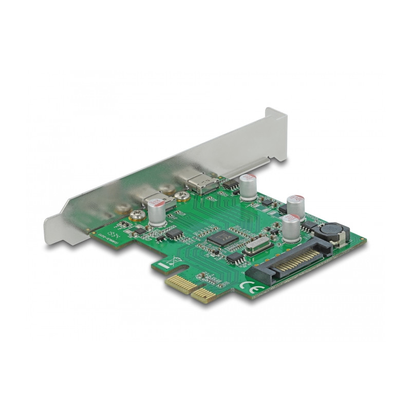 Delock PCI Express x1 Karte zu 2 x extern USB 5 Gbps USB Type-C™ Buchse