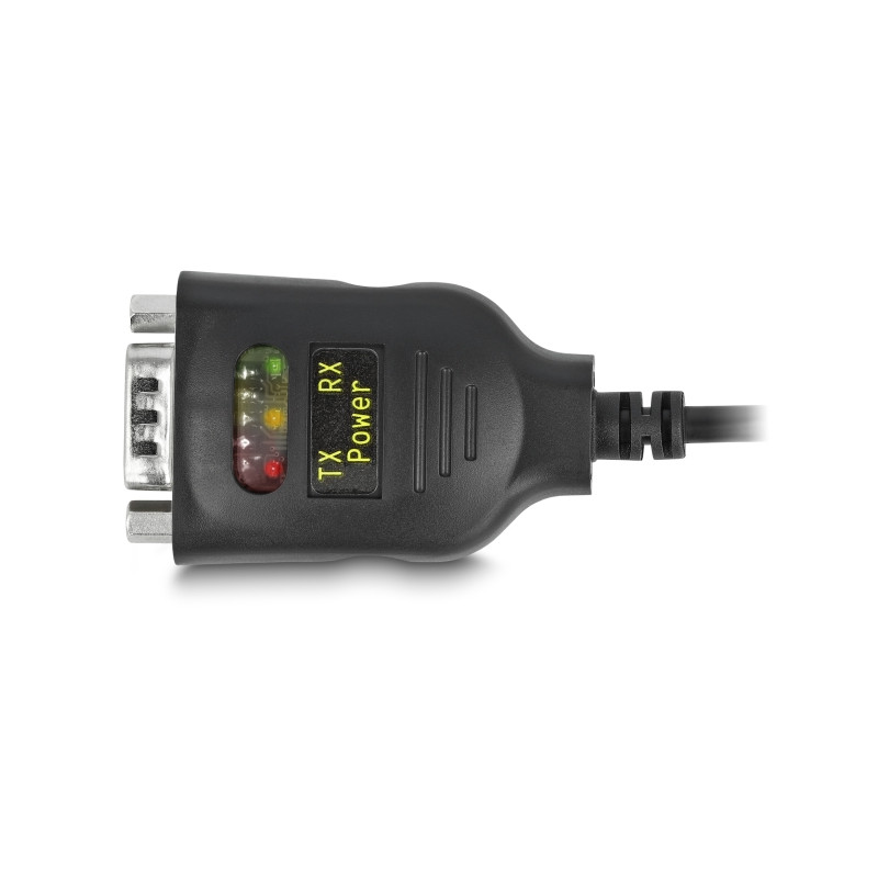 Delock Adapter USB Type-C™ zu 2 x Seriell RS-232 DB9 mit 15 kV ESD Schutz