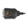 Delock Adapter USB Type-C™ zu 2 x Seriell RS-232 DB9 mit 15 kV ESD Schutz