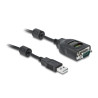 Delock USB Typ-A zu Seriell DB9 Adapter mit 9 LED RS-232 Tester