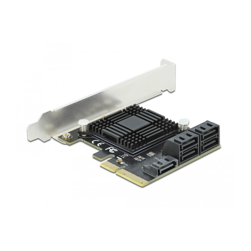 Delock 5 Port SATA PCI Express x4 Karte - Low Profile Formfaktor