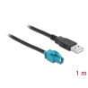 Delock Kabel HSD Z Buchse zu USB 2.0 Typ-A Stecker 1 m Premium