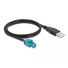 Delock Kabel HSD Z Buchse zu USB 2.0 Typ-A Stecker 1 m Premium