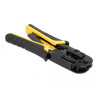 Delock Universelle Crimpzange mit Abisolierer für 8P (RJ45), 6P (RJ12/11) oder 4P Stecker