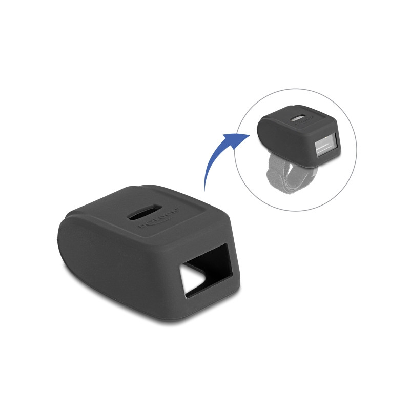 Delock Ringbarcode Scanner 1D und 2D mit 2,4 GHz oder Bluetooth