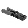 Delock Crimpzange mit Abisolierer und Netzwerktester für 8P (RJ45), 6P (RJ12/11), 6P DEC oder 4P (RJ10) Stecker