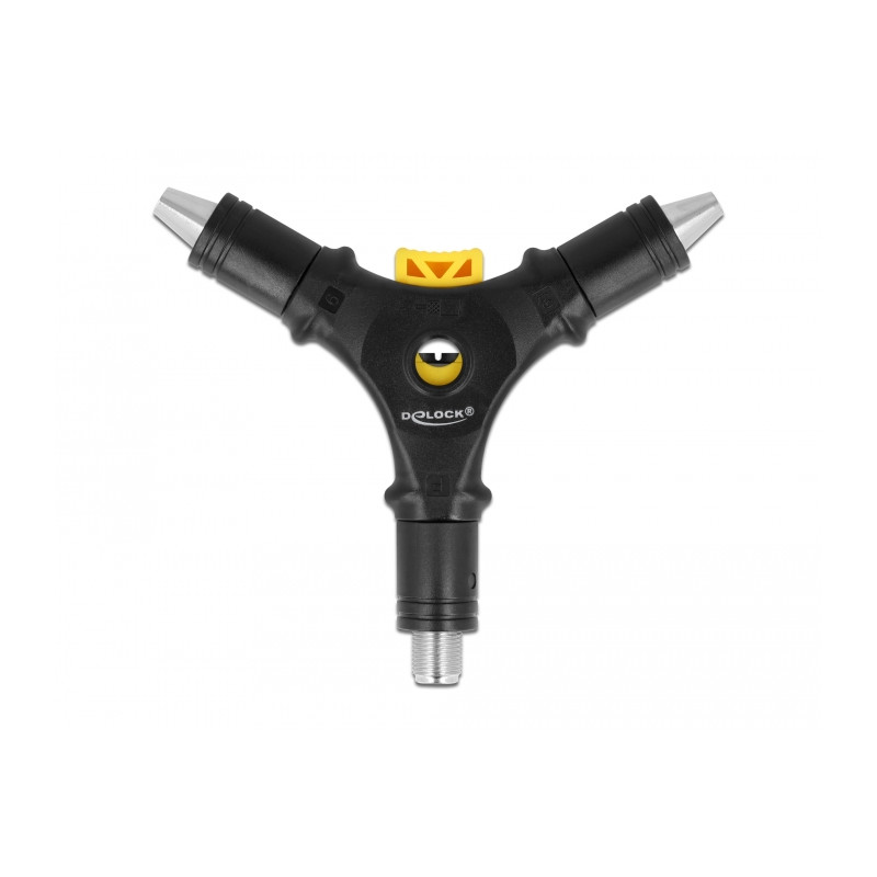 Delock 4 in 1 Installationswerkzeug für F-Anschlüsse