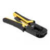 Delock Universelle Crimpzange mit Abisolierer für 8P (RJ45) oder 6P (RJ12/11) Stecker