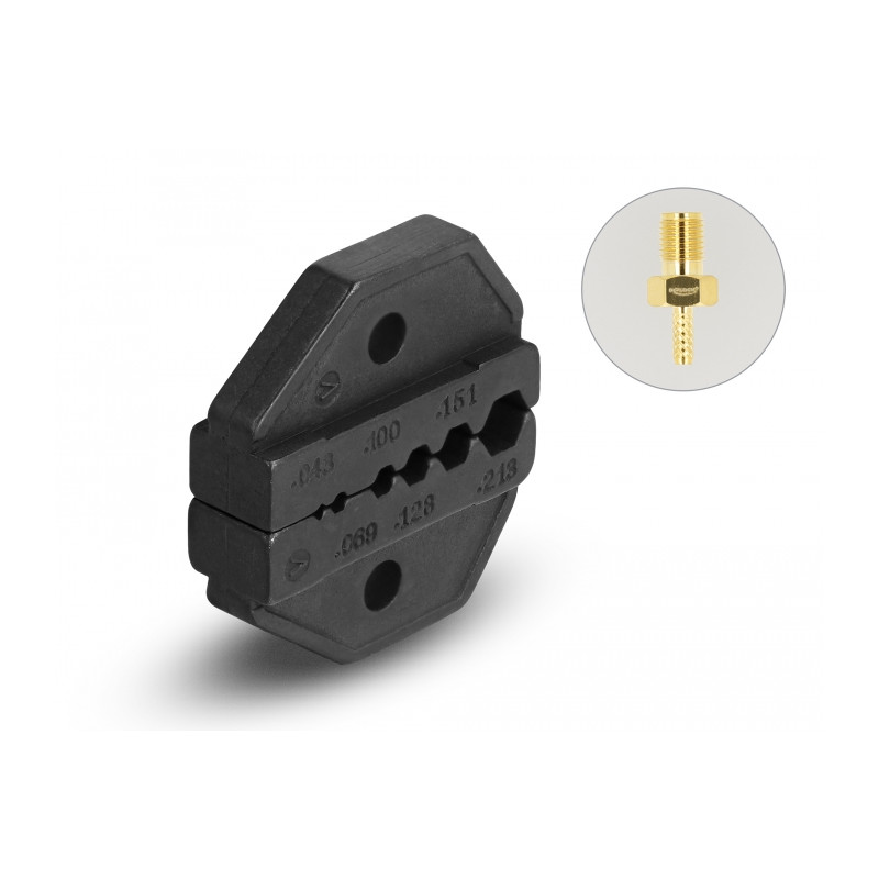 Delock Pressprofileinsatz VI für Crimpzange 90528, 90527, 90295, 90546 und 90296