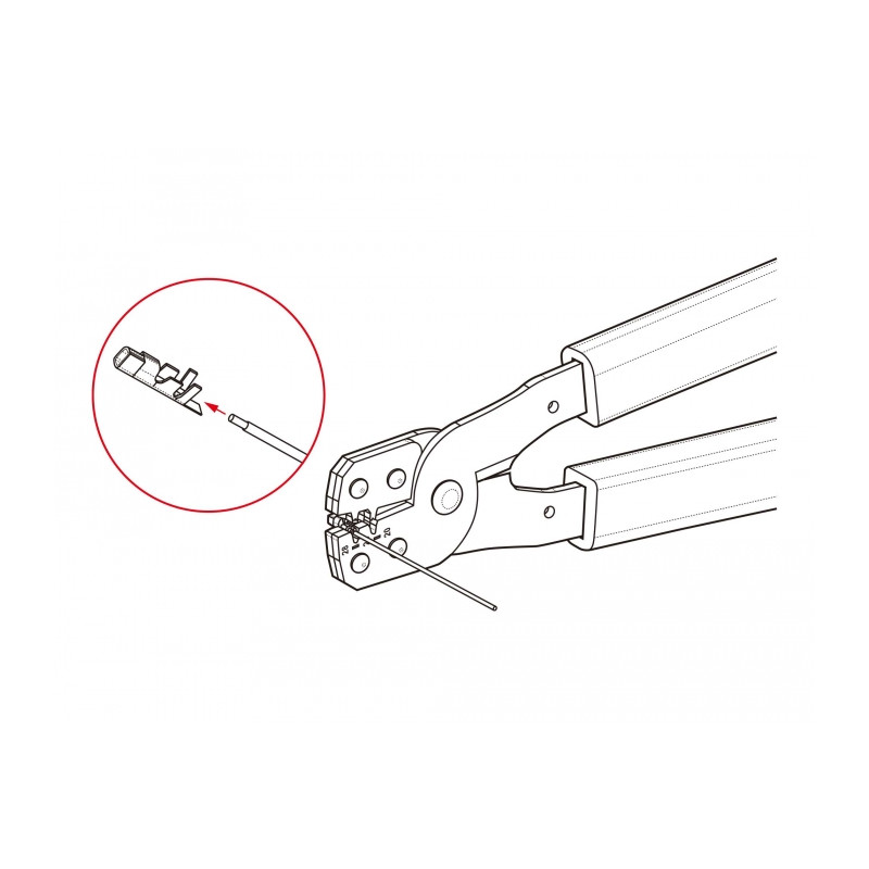 Delock Crimpzange für Crimpkontakte AWG 20/24/28