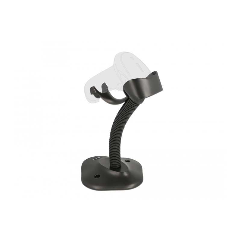 Delock Barcode Scanner Standfuß mit Halterung flexibel schwarz