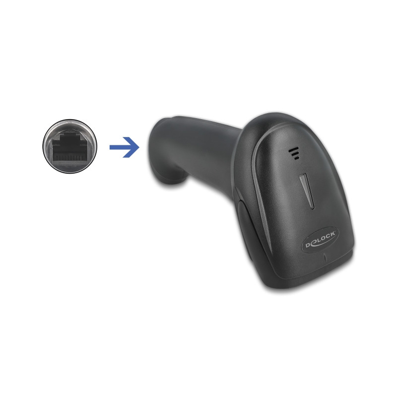 Delock USB Barcode Scanner 1D und 2D mit Anschlusskabel - German Version