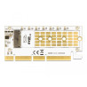 Delock PCI Express x16 (x4 / x8) Karte zu 1 x NVMe M.2 Key M mit LED Beleuchtung