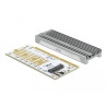 Delock PCI Express x16 (x4 / x8) Karte zu 1 x NVMe M.2 Key M mit LED Beleuchtung