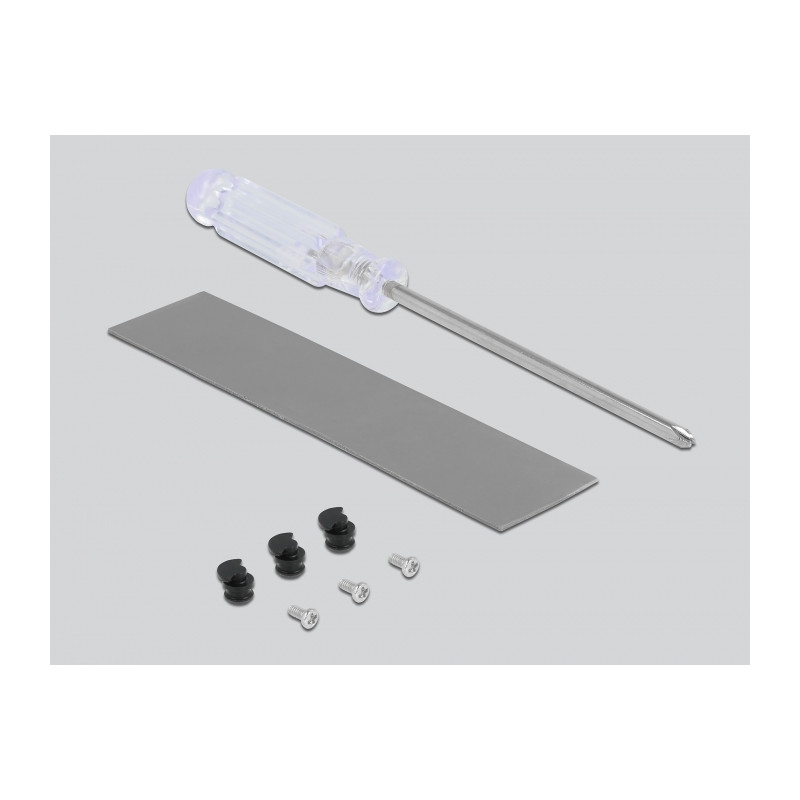 Delock PCI Express x16 (x4 / x8) Karte zu 1 x NVMe M.2 Key M mit LED Beleuchtung