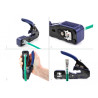 Delock Crimpzange für 8P/ RJ45 Modularstecker mit Klinge und Abisolierer (Easy-Connect)