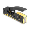 Delock Crimpzange für 6P/8P RJ45/RJ11 Stecker Cat. 5/6/7 mit Klinge und Abisolierer