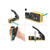 Delock Crimpzange für 6P/8P RJ45/RJ11 Stecker Cat. 5/6/7 mit Klinge und Abisolierer