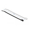 Delock Kabelbinder mit flachem Kopf L 110 x B 2,5 mm 100 Stück