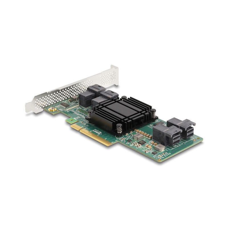Delock PCI Express x8 Karte zu 4 x intern SFF-8643 NVMe - Low Profile Formfaktor