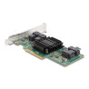 Delock PCI Express x8 Karte zu 4 x intern SFF-8643 NVMe - Low Profile Formfaktor