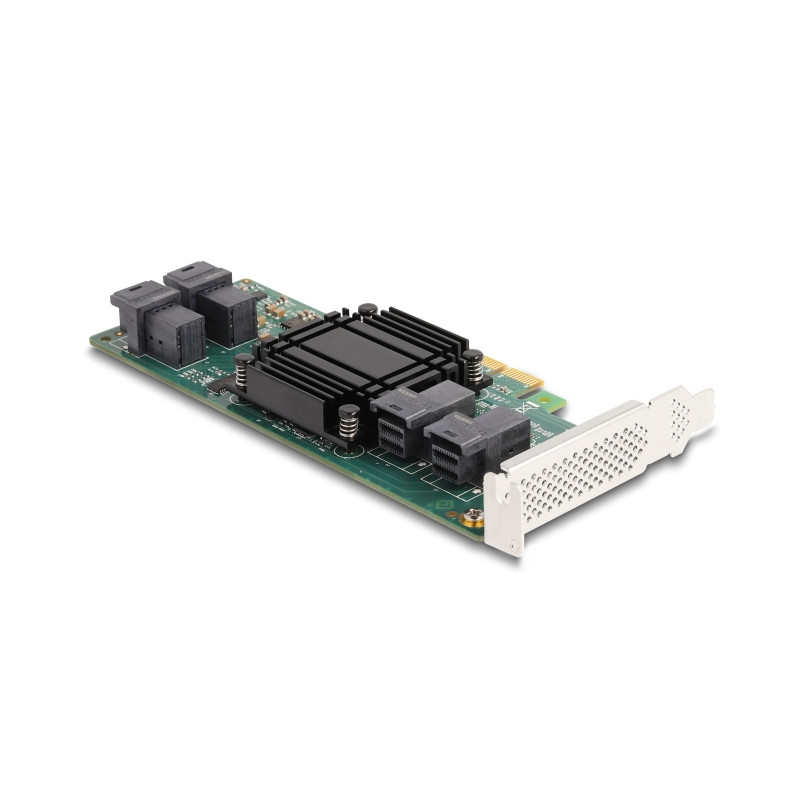 Delock PCI Express x8 Karte zu 4 x intern SFF-8643 NVMe - Low Profile Formfaktor