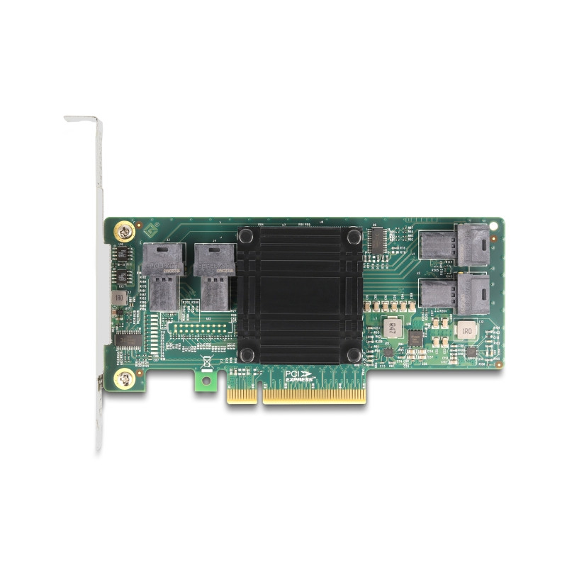 Delock PCI Express x8 Karte zu 4 x intern SFF-8643 NVMe - Low Profile Formfaktor