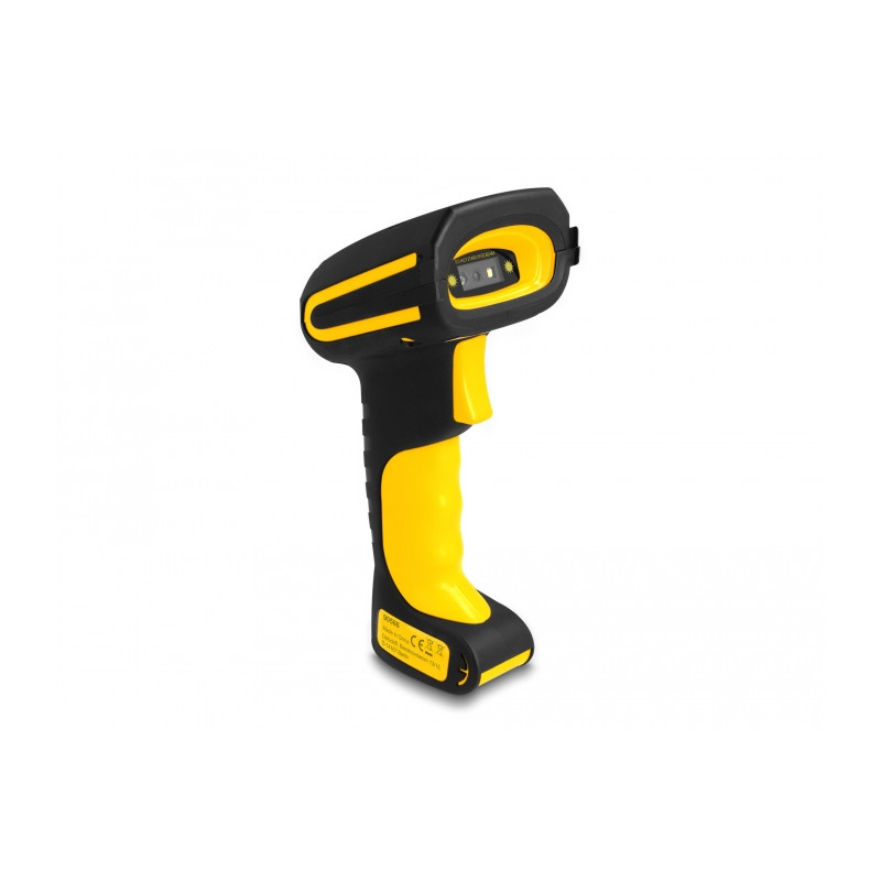 Delock Industrie Barcode Scanner 1D und 2D für 433 MHz oder Bluetooth mit induktiver Ladestation