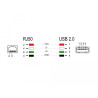 Delock RJ50 zu USB 2.0 Typ-A Barcodescanner Kabel 2 m