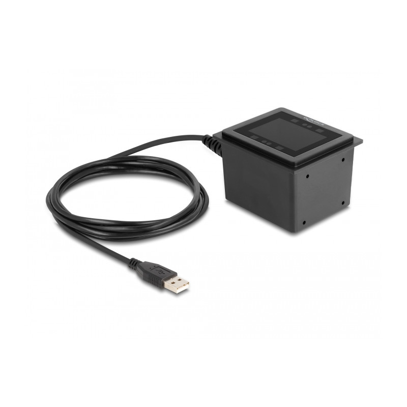 Delock USB Barcodescanner 1D und 2D kabelgebunden für den stationären Einbau - German Version