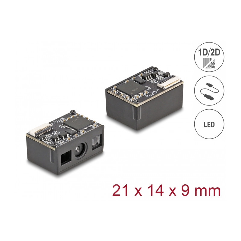 Delock Barcode Scanner Modul 1D und 2D - Deutsche Version