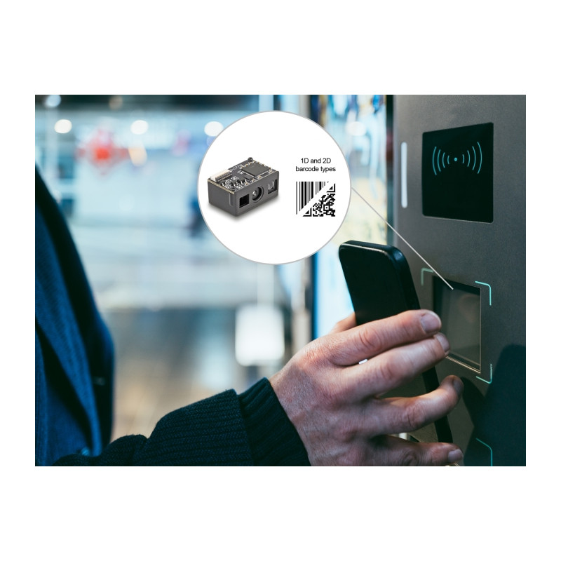 Delock Barcode Scanner Modul 1D und 2D - Deutsche Version
