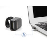 Delock Ringbarcode Scanner 1D und 2D mit 2,4 GHz oder Bluetooth - Wireless Charging Funktion