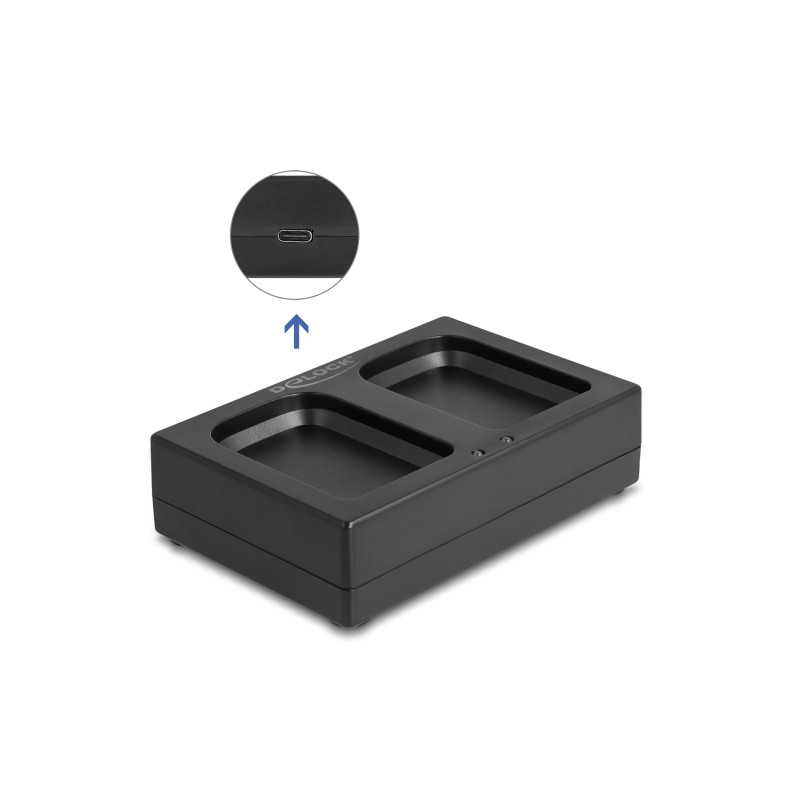 Delock Ringbarcode Scanner 1D und 2D mit 2,4 GHz oder Bluetooth (2 Stück) + Ladestation