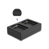Delock Ringbarcode Scanner 1D und 2D mit 2,4 GHz oder Bluetooth (2 Stück) + Ladestation