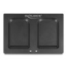 Delock Ringbarcode Scanner 1D und 2D mit 2,4 GHz oder Bluetooth (2 Stück) + Ladestation