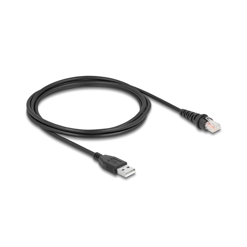 Delock RJ50 zu USB 2.0 Typ-A Barcodescanner Kabel 2 m