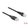 Delock RJ50 zu USB 2.0 Typ-A Barcodescanner Kabel 3 m