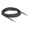 Delock Telefonkabel RJ11 Stecker zu RJ11 Stecker schwarz 5 m