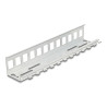 Delock Keystone Metall Halterung 12 Port für Hutschienen und Wandmontage