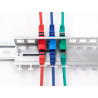 Delock Keystone Metall Halterung 12 Port für Hutschienen und Wandmontage