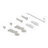 Delock Keystone Metall Halterung 12 Port für Hutschienen und Wandmontage