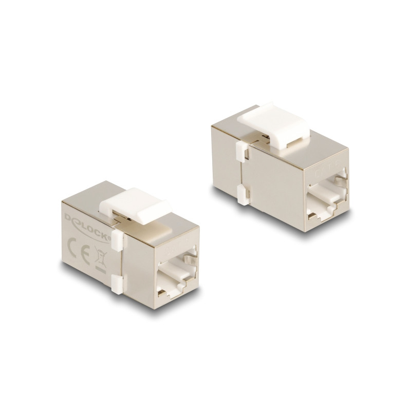 Delock Keystone Modul RJ45 Buchse zu RJ45 Buchse Cat.6 FTP