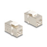 Delock Keystone Modul RJ45 Buchse zu RJ45 Buchse Cat.6 FTP