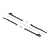 Delock Kabelbinder mit flachem Kopf L 150 x B 3,6 mm 100 Stück schwarz