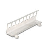 Delock Keystone Metall Halterung 8 Port für Hutschiene