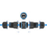 Delock Kabelverbinder RJ45 Buchse zu RJ45 Buchse Cat.6A mit M20 x 1,5 mm Gewinde kurze Bauweise IP68 staub- und wasserdicht