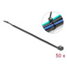 Delock Kabelbinder selbstschneidend L 200 x B 4,8 mm 50 Stück schwarz