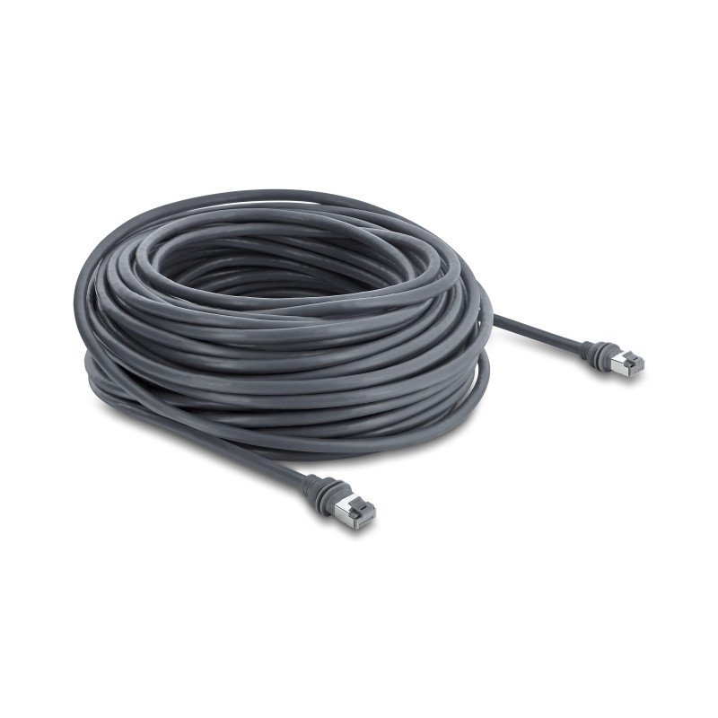 Delock RJ45 Patchkabel Cat.6 kompatibel mit Starlink Gen3 - 20 m grau