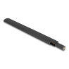 Delock WiFi 6 Antenne RP-SMA Stecker 3 - 6 dBi omnidirektional mit Kippgelenk schwarz